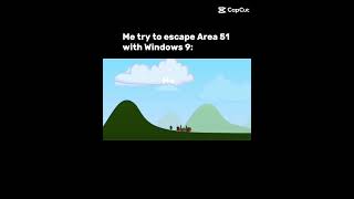 Me try to escape Area 51 with Windows 9 bfdia windows microsoft objectshow viral popular [upl. by Landri110]