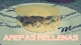 Receta Como Hacer Arepas Rellenas colombianas [upl. by Aiuhsoj]