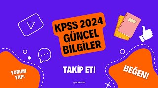 KPSS 2024 GARANTİ ÇIKABİLECEK GÜNCEL SORULAR kpssgüncel kpss2024 kpssmatematik kpsstarih [upl. by Wilie]