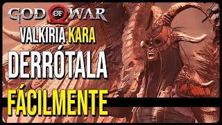 VALQUIRIA KARA  Cómo llegar y derrotarla fácilmente en menos de 3 minutos  God of War 4 [upl. by Roseanne]