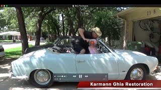 VW Karmann Ghia Restoration  Floorboard Repair Part 1 [upl. by Feil]