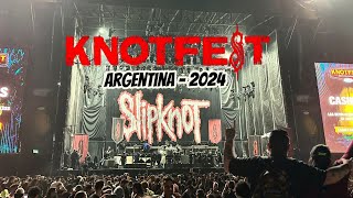 KNOTFEST Argentina 2024  MUSEO SLIPKNOT  Resumen [upl. by Ludly428]