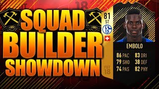 EPIC IF EMBOLO SQUAD BUILDER SHOWDOWN FIFA 18 ULTIMATE TEAM [upl. by Ruhtua]