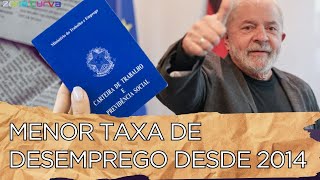 MÍDIA CORPORATIVA FEZ BEICINHO governo Lula consegue melhor taxa de desemprego desde 2014 69 [upl. by Grati]