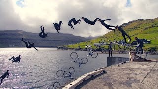 Plúmm  Faroe Islands Bike jumping [upl. by Yonita]