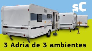 3 Caravanas Adria de tres ambientes [upl. by Moitoso]