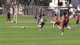 Entrenamiento Chivas 20 de enero de 2015 [upl. by Yerd]