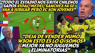 PRENSA CHILENA FVR10SA DISCUTE EN VIVO X EL GOL D ECquotYA NO NOS PRESENTEMOS MEJORquotECU1CHILE0 [upl. by Lanna]