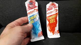 High 5 Energy Gel Review v SIS Go Isotonic Gel [upl. by Hsakiv]