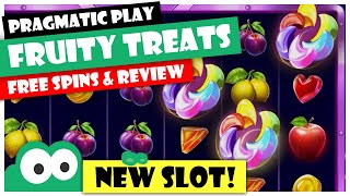 🍎 Fruity Treats Review plus BIG WIN 🍒 First Look New Pragmatic Play Slot 🐸 [upl. by Nylsirhc226]