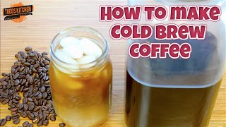 How to make Cold Brew Coffee  At Home [upl. by Kablesh]