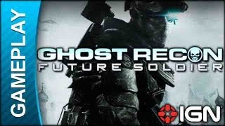 Ghost Recon Future Soldier  Moscow Fire Fight  Gameplay [upl. by Aynatal]