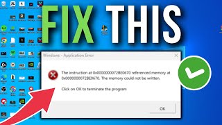 How To Fix Referenced Memory At 0x00000000 Error  Full Tutorial [upl. by Cryan]