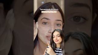 Tamanna Bhatias hydrating face mask 🌸shortsyoutube [upl. by Dav]