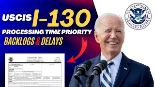 USCIS I130 Processing Time Priority 2024  Family Green Card Processing Times Backlogs amp Delays [upl. by Arabeila]