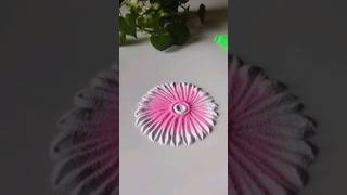 easy rangoli just in 2 minutes [upl. by Letnuhs]