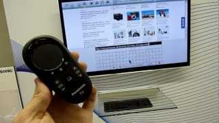 Panasonic Viera Touch Pad Controller Remote Hands On EN [upl. by Kevina]