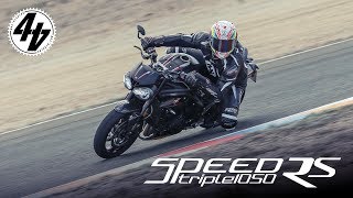 2018 Triumph Speed Triple RS Review [upl. by Auqeenahs]