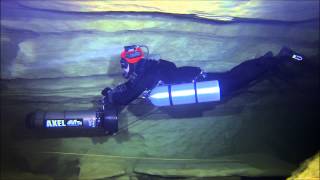 Sidemount cave diving Ressel [upl. by Idrahs]