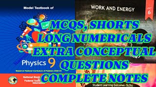 CH6🌴MCQS🥀SHORTSLONG NUMERICAL RESPONSECONCEPTUAL QUESTIONSPHYSICSCLASS 9NBF FEDERAL BOARD [upl. by Bruning]