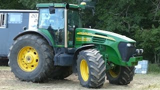 John Deere 4240S 4430 4440 6910 7810 7920 7930 amp 8530  Tractor Pulling Denmark [upl. by Kcirddet]