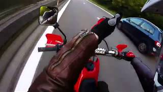 Highway wheelie HONDA XR650R [upl. by Ahsinaj]