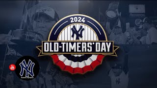 New York Yankees  Old Timers Day 2024 Full  Ceremony YES Network [upl. by Ahsimin]