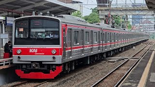 4K Stasiun Universitas Indonesia Kompilasi KRL Commuter Line  JR 205 TM 6000 7000 Tokyu 8500 [upl. by Kehoe457]