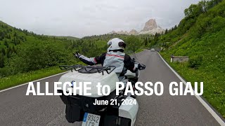 Alleghe to Passo Giau [upl. by Ib116]