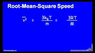 Root Mean Square Speed [upl. by Sile]