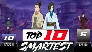 TOP 10 SMARTEST NINJA  AnimeScale [upl. by Yanaton349]