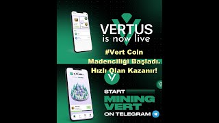 Vertus  Vert Coin Airdrop Dağıtımı Başladı  Vert Madenciliği Nasıl Yapılır [upl. by Anomas826]