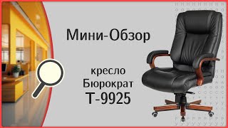 Кресло руководителя Бюрократ T9925 обзор [upl. by Eednar]