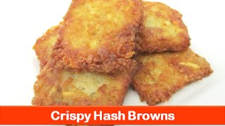 Crispy hash browns recipefast food stylebreakfast recipespotato evening snacksletsbefoodiecom [upl. by Kenn935]