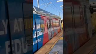 Metro C Line departing AviationCentury Station shorts youtubeshorts fyp [upl. by Naarah]