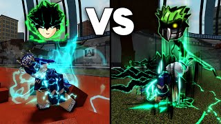 Which Deku is better in Heroes Battlegrounds [upl. by Aniroz935]