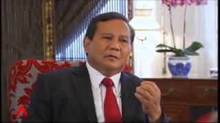 The Interview Indonesian presidential candidate Prabowo Subianto [upl. by Dami]