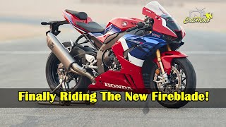 First Time Riding a CBR 1000 RRR SP [upl. by Eisyak163]