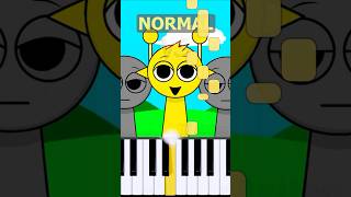 Simon Theme Incredibox Sprunki  Normal Vs Horror on piano [upl. by Brianna]