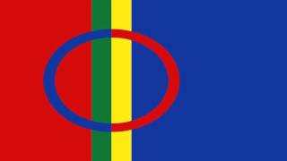 Bandera Secesionista del Pueblo Lapón  Secessionist Flags of The Lappish People [upl. by Lletnom]