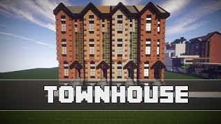 Stadthaus 28x14  Minecraft Tutorial  German [upl. by Norag]