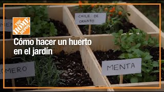 ¿Cómo hacer un huerto en el jardín [upl. by Sivahc]