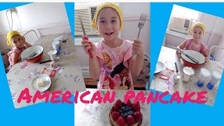 🇺🇸How to make American pancake 🥞🇺🇿 Amerikancha pankeyk pishirish [upl. by Hansen550]