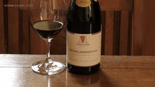 CrozesHermitage Grand Classique 2015 wine review [upl. by Florinda]