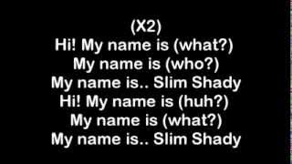 Eminem  My Name Is HQ Lyrics [upl. by Putnam562]