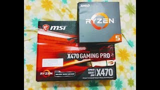 Ryzen 2600 CPU and MSI X470 Motherboards Unboxing and Reviewthe beasts [upl. by Aloisia569]