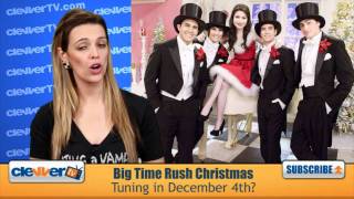 Miranda Cosgrove Helps Big Time Rush To Celebrate Christmas [upl. by Knox]