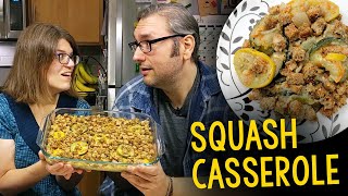 Recipe Squash Casserole Vegan OilFree PlantBased [upl. by Aneert]