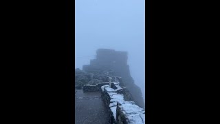 Snow on Table Mountainmp4 [upl. by Airdnaxila]