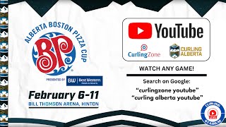 Aaron Sluchinski vs Cole Adams  Draw 7  Alberta Boston Pizza Cup FEATURE [upl. by Gavriella]